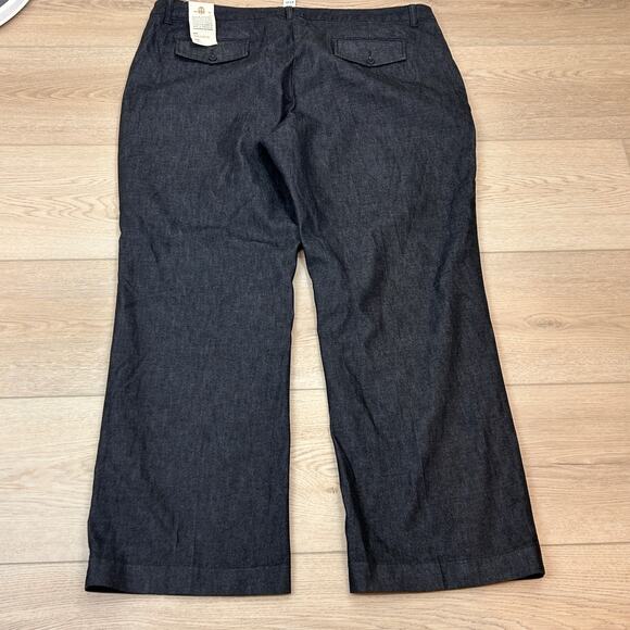 Talbots Denim Jeans Plus size 24W NWT Trouser fit - Picture 5 of 9